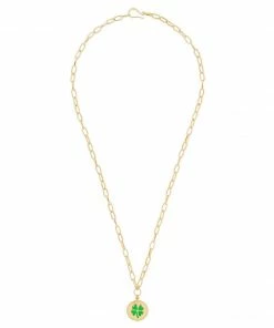 Wilhelmina Garcia ‘Lucky Clover Chain Necklace' Accessories