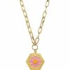 Wilhelmina Garcia 'Pink Daisy Chain Necklace' Accessories