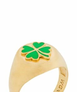 Wilhelmina Garcia ‘Lucky Clover Ring’