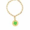 Wilhelmina Garcia 'Lucky Clover Charm Bracelet'