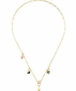 Wilhelmina Garcia ‘Four Charm Chain Necklace’ Accessories
