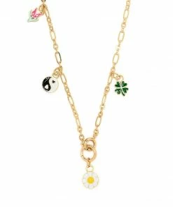 Wilhelmina Garcia ‘Four Charm Chain Necklace’ Accessories