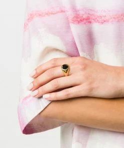 Wilhelmina Garcia ‘Black Heart Ring’