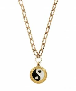 Wilhelmina Garcia'Yin Yang Chain Necklace' Accessories