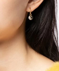 Wilhelmina Garcia Accessories 'Yin Yang Hoop Earring'