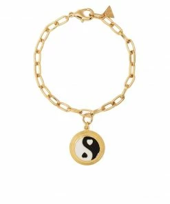 Wilhelmina Garcia'Yin Yang Charm Bracelet'