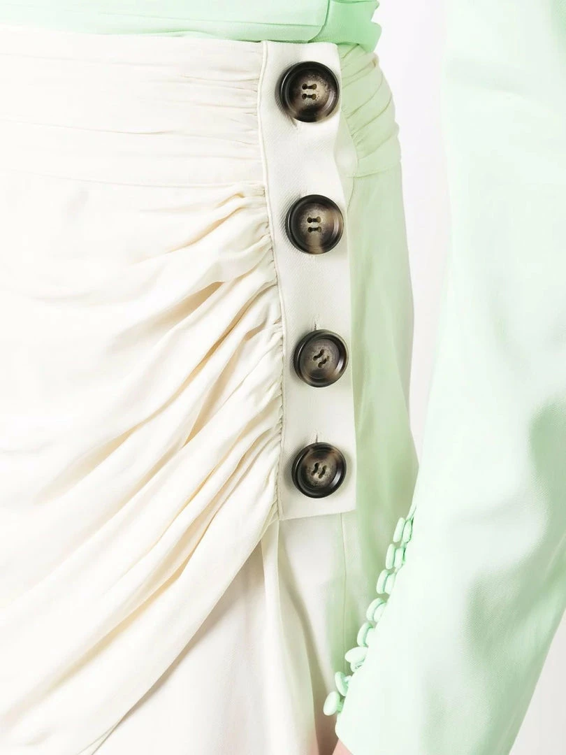 Self Portrait 'Wrap Button Midi Skirt' Clothing 7 Self Portrait 'Wrap Button Midi Skirt' Clothing