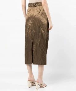 Vince 'Wrapped Detail Midi Skirt' New In 10 Vince 'Wrapped Detail Midi Skirt' New In