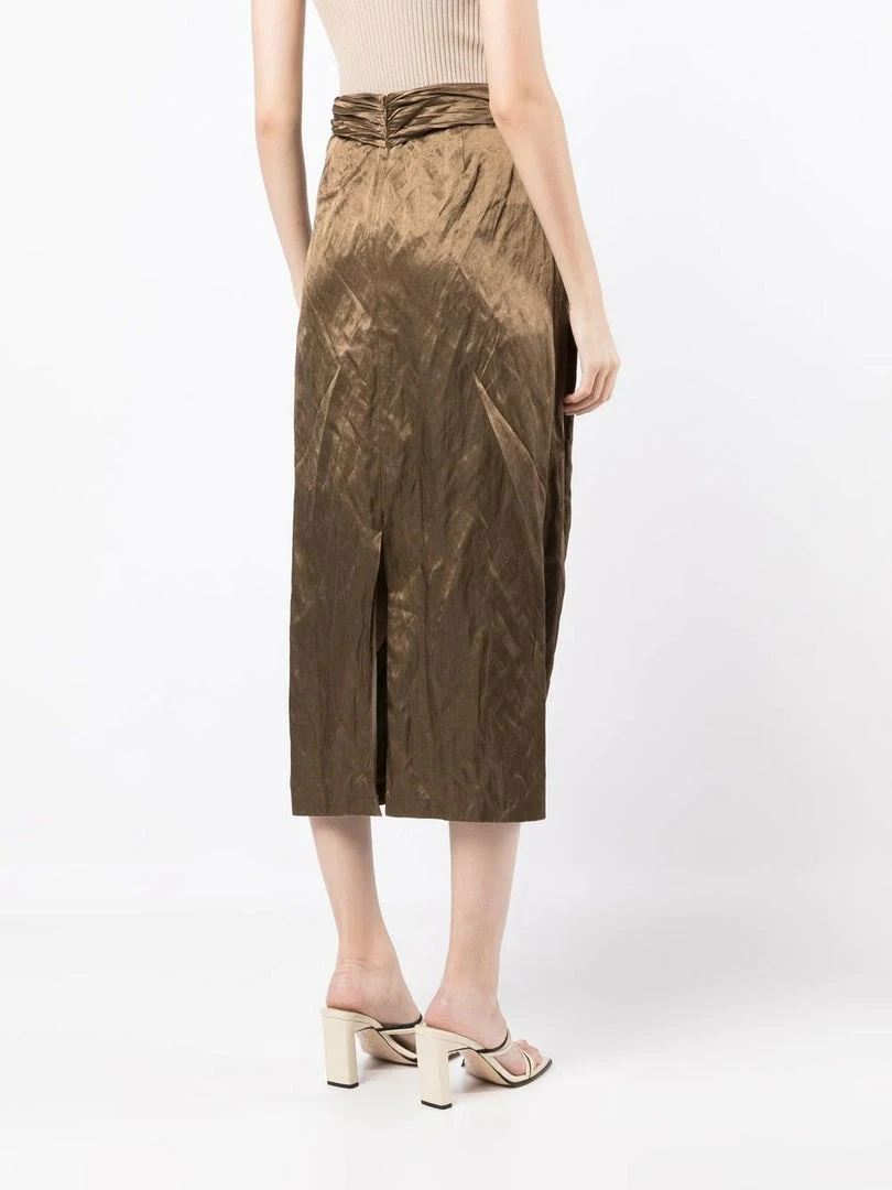 Vince 'Wrapped Detail Midi Skirt' New In 6 Vince 'Wrapped Detail Midi Skirt' New In