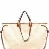 Isabel Marant Bags 'Wydra' Oversized Embossed Logo Woven Bag
