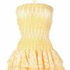 Charo Ruiz Yellow 'Megan' Short Dress Clothing
