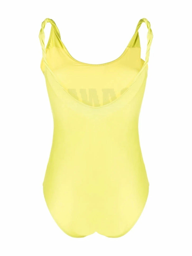 Ganni 'Yellow Smiley Face Graphic Swimsuit' 4 Ganni 'Yellow Smiley Face Graphic Swimsuit'