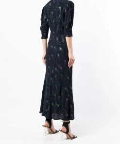 Rixo London 'Zadie' Glitter Star Midi Dress