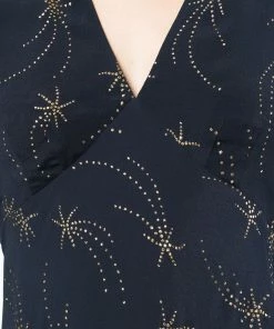 Rixo London 'Zadie' Glitter Star Midi Dress