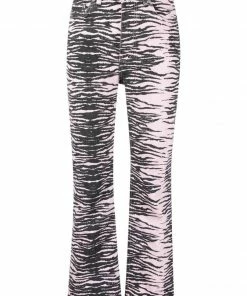 Ganni 'Zebra Jeans'
