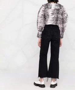 Ganni 'Zebra Stripe Shirt'