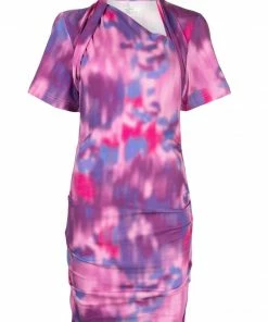 Isabel Marant Etoile 'Zendaya' Printed Mini Dress Clothing