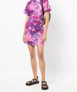 Isabel Marant Etoile 'Zendaya' Printed Mini Dress Clothing