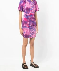 Isabel Marant Etoile 'Zendaya' Printed Mini Dress Clothing 9 Isabel Marant Etoile 'Zendaya' Printed Mini Dress Clothing