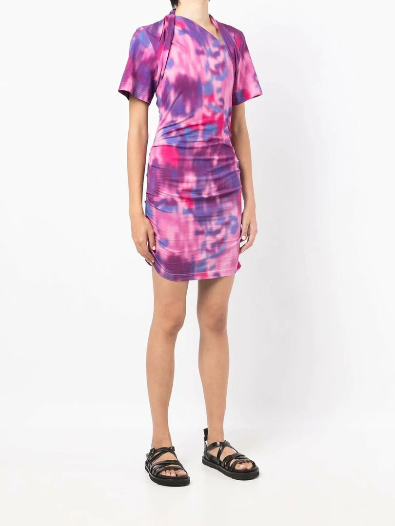 Isabel Marant Etoile 'Zendaya' Printed Mini Dress Clothing 5 Isabel Marant Etoile 'Zendaya' Printed Mini Dress Clothing