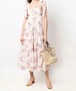 Zimmermann ‘Rosa Striped Picnic Dress’