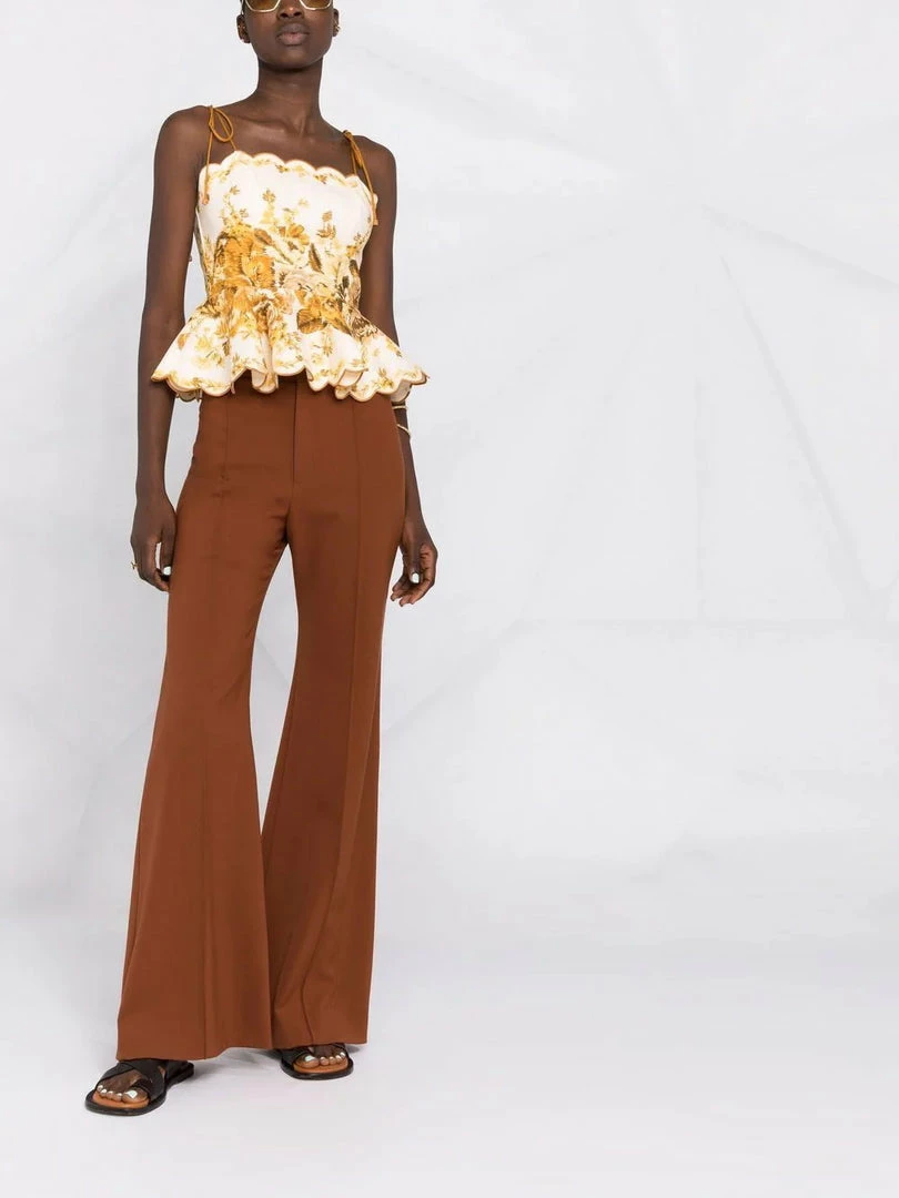 Zimmermann 'Aliane' Floral Scallop Top 4 Zimmermann 'Aliane' Floral Scallop Top