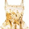 Zimmermann 'Aliane' Floral Scallop Top
