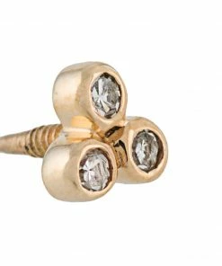 Maria Black 'Diamond Triad Labret' Stud Earring