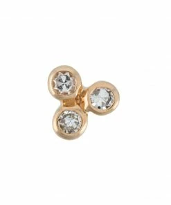 Maria Black 'Diamond Triad Labret' Stud Earring