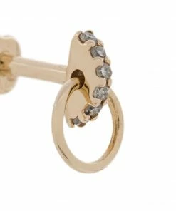 Maria Black Accessories 'Lila' Diamond Hoop Earring