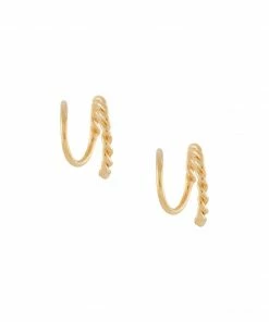 Maria Black'Sofia Twirl' Gold Earrings Accessories